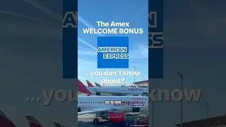 Here is the American Express Welcome Bonus very few people even know exist&hellip;
