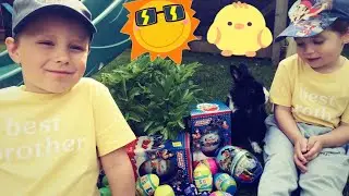 Easter Egg Hunt | Kinder surprise Egg | Пасхальныe праздники