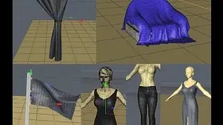 0066. Tutorial Cinema 4D - Cloth e Cloth Belt (modelagem de roupas, cortinas e tecidos).