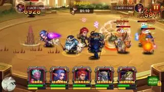 Heroes Charge: Inferno Red team pvp test