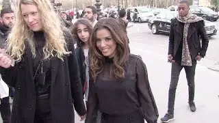 The stunning Eva Longoria at the Shiatzy Chen Fashion Show in Paris