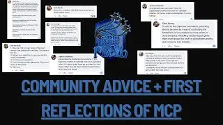 What was the best new player advice from the MCP community?