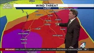 8 A.M. WEDNESDAY UPDATE: Hurricane Milton downgraded to Category 4