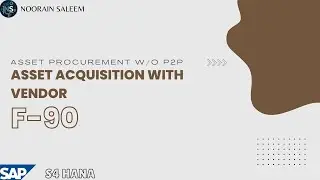 SAP F-90 (Without Tax) | Asset Acquisition with Vendor | SAP FICO Tutorial for Beginners