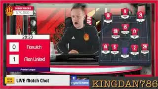 Mark Goldbridge reaction to Marcus Rashford Penalty Miss | Norwich City vs  Manchester United