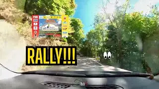 Percorro un pezzo di strada su cui è passato il rally!!