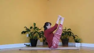 TriYoga V-Seat and Stick-to-Plow variations for abdominal/core strength