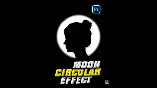 how to make circular moonlight effect in photoshop | Easily create circular moon effect in photoshop