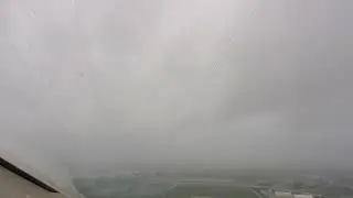 Bombardier Challenger 350 Jet IFR takeoff Palm Beach (PBI) Runway 10L right into the clouds (PEL)