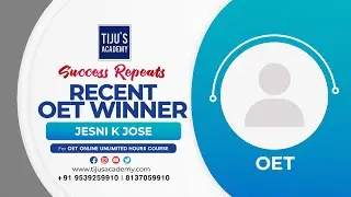 Success Story   | OET online Preparation for Nurses | Tiju's Academy