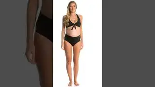 Prego Swimwear Materinty Solid Two Piece Set | SwimOutlet.com