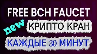 Крипто кран BCH Заработок денег при помощи криптовалют в интернете без вложений онлайн работа 2021