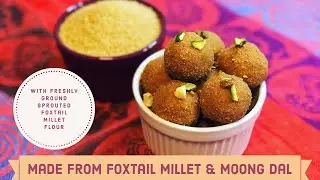Foxtail millet recipes | Foxtail Ladoo| Millet recipes| Millet sweets| Sprouted millet flour recipes