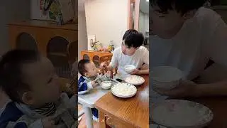 孩他爸说今天他下厨做菜，让我安心出去玩，我信我真信    #爸爸带娃 #男人带娃系列 #干饭宝宝上线 #人类幼崽