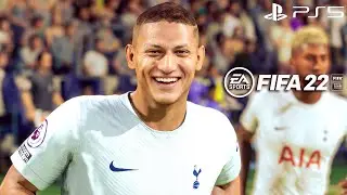 FIFA 22 | Tottenham Hotspur vs Leicester City | Premier League 22/23 Full Match PS5 Next Gen | 4K