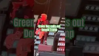 Green Day calls out Donald Trump's fascism