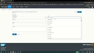 How to create a travel request in SAP Concur