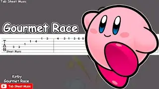 Kirby - Gourmet Race Guitar Tutorial | TAB