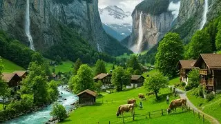 Assim é a Vida na Vila Mais Mágica da Suíça: Lauterbrunnen, o Vale Escondido das Cachoeiras