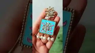 Lightweight Designer Earring For Wedding Functions #shorts #blingbag #earring #blingbagjewelry
