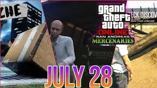 GUN VAN, SHIPWRECK & G'S CACHE LOCATION TODAY JULY 28