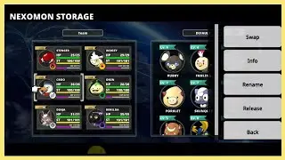 Nexomon extinction how to swap team order