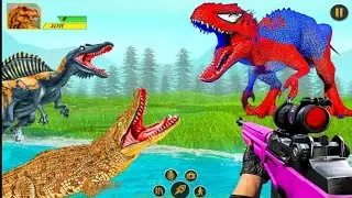Real Dinosaur Hunting Zoo Hunter Games Jungle Hunter 3D Hunting Games Android Gameplay