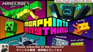 Transfer to anything by MORPH into  anything addon in Minecraft Marketplace#shorts