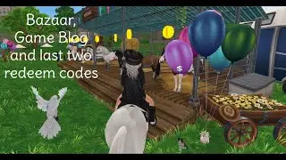 Game Blog, Bazaar and the last two codes | Star Stable Online