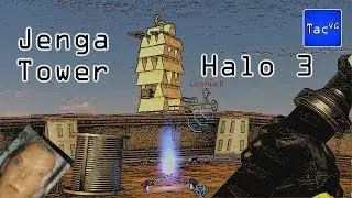 Benedict Cumbpotato Rising - Jenga Tower Halo 3 Custom Map (Gameplay w/ Live Commentary)