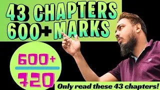 600+ Marks Blueprint 📈 NEET 2026 | High-Weightage 43 Chapters Revealed!