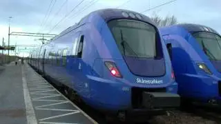 Pågatåg X61 x2, Gunnesbo - Tåg / Train
