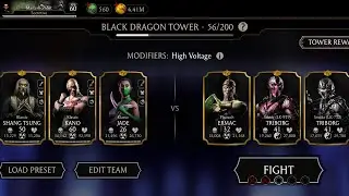 Black Dragon Tower 56, 57, 58 Fights + Rewards 🔥 Mortal Kombat Mobile Gameplay