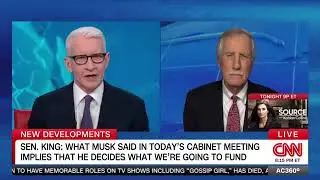 Senator Angus King Joins Anderson Cooper 360 on CNN 02.26.25