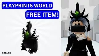 How To Get Evil Queen Lena Crown Headgear in PLAYPRINTS World | Free UGC | Roblox