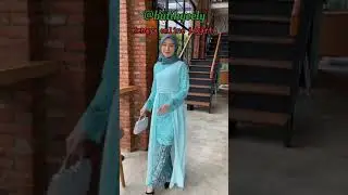 TUNIK KEBAYA SEMI GAMIS BROKAT KEBAYA MODERN MURAH
