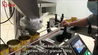 nuts，dry fruit，beans filling sealing  packaging line customer site