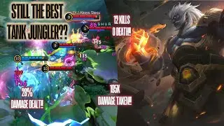 THE BEST JUNGLER TANK IN META?? BAXIA | MLBB MYTHIC HONOR RANKED GAMEPLAY