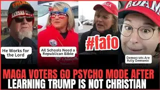 Trump Voters Glitch in Horror After Voting for a Religious Narcissist #fafoseason 