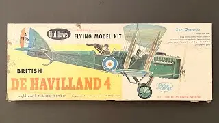 Guillow's De Havilland 4 unboxing