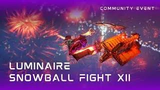 Luminaire Snowball Fight XII | Зимнее событие EVE Online | Визуальное оформление в стиле Ambient ...