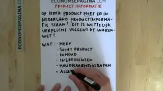 Productinformatie (Economiepagina.com)