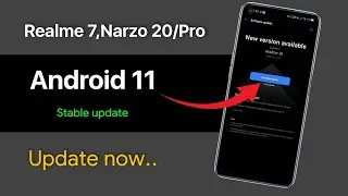 Realme 7, Narzo 20, Narzo 20 Pro android 11 stable update rolling out 🔥🔥