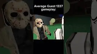 Forsaken Guest 1337 vs Jason  (Forsaken Animation) #roblox #forsaken #moonanimator #meme #shorts