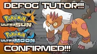 DEFOG MOVE TUTOR! YOU WON'T BELIEVE WHO GETS IT! POKEMON ULTRA SUN AND MOON!