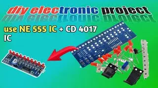 Smart Electronics Keats Ne555 +cd4017Light Water Exclusion Light Module diy Kit#electronic project