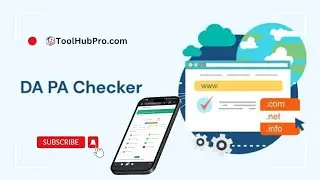 How to Check Domain Authority (DA) & Page Authority (PA) | Free DA PA Checker Tool 📊 Toolhubpro