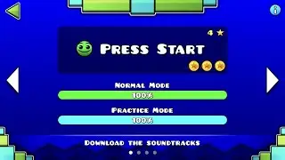 Geometry Dash SubZero - Press Start 100% (Updated Coins!)