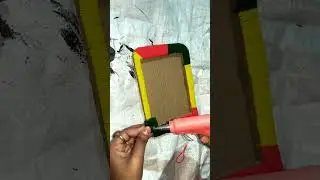 wool craft idea /wool decor photo frame ideas /diy