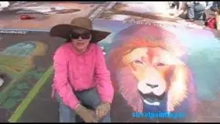 Alice Crittenden - 3D/anamorphic street painting